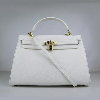 HKL32O0WG014 Hermes Kelly Borse 32CM White (oro)